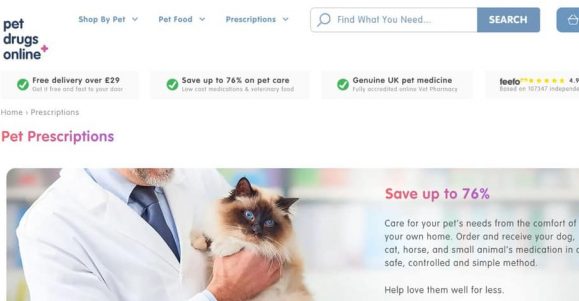 pet drugs online uk reviews